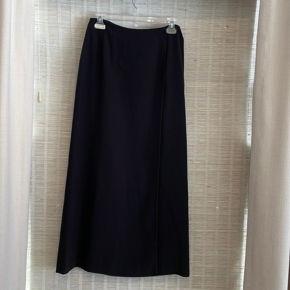 Ann taylor formal full length black skirt